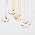 Mirror Polished Stainless Steel Jewelry Custom Logo Name 6mm Round Charms Pendant Necklace