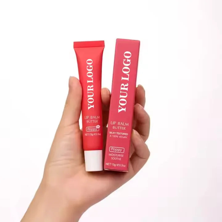Natural Soft Nourishing Mineral Flavored Lip Balm for Female Plumping Custom Lip Gloss Private Label Lip Tint Packaging