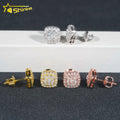 Ready to Ship Pass Diamond Tester Iced Out Hip Hop Jewelry Popular 925 Sterling Silver Men Earring VVS Moissanite Stud Earrings