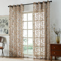 XinLan Luxury Geometric Tulle Voile Curtains Living Room Bedroom Hotel Windows Decorations