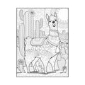 Free Sample Alpaca Velvet Colouring Poster Great for Arts and Crafts Travel Activity Therapy Quiet Time Parties Print Posters