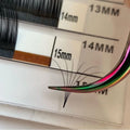 Flourishing Lashes Easy Fast Blooming Russian Volume Matte Black Natural Long Eyelash Extension 5-20mm Easy Fan Lash Extensions