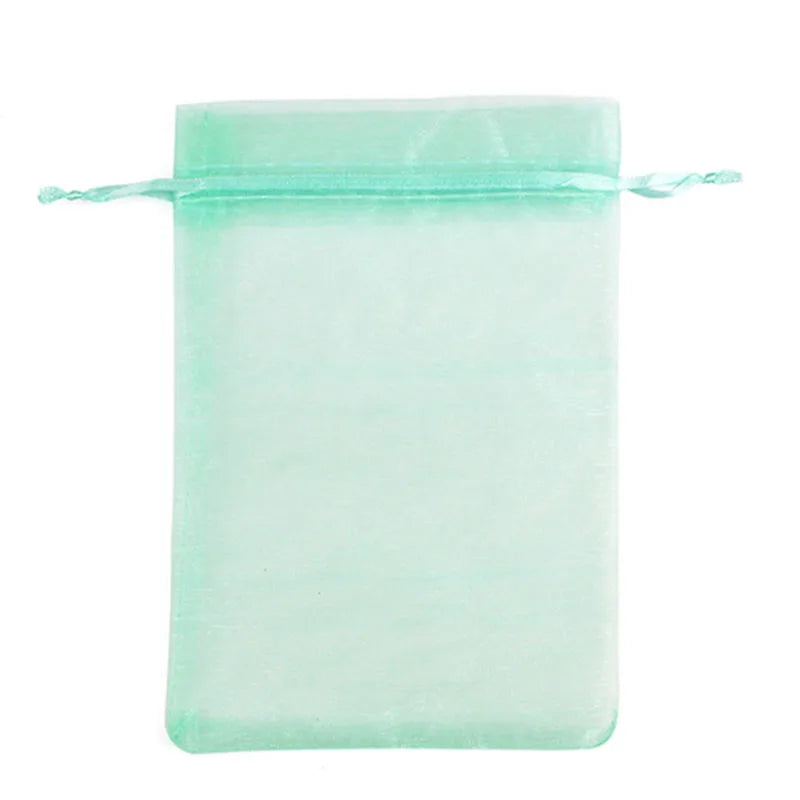 Yiwu Wholesale Luxury Organza Jewelry Pocket Bag Party Wedding Candy Hand Gift Cosmetic Small Cute Ribbon Drawstring Pouch Bags