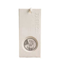 Luxury Recycled Clothing Hang Tags Label Maker Custom White Embossed Printed Cardboard Brand Hangtags for Clothing Own Logo