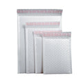 Customized Printed logo White Poly Holographic Bubble Mailers Padded Envelopes Shipping Packaging Bags