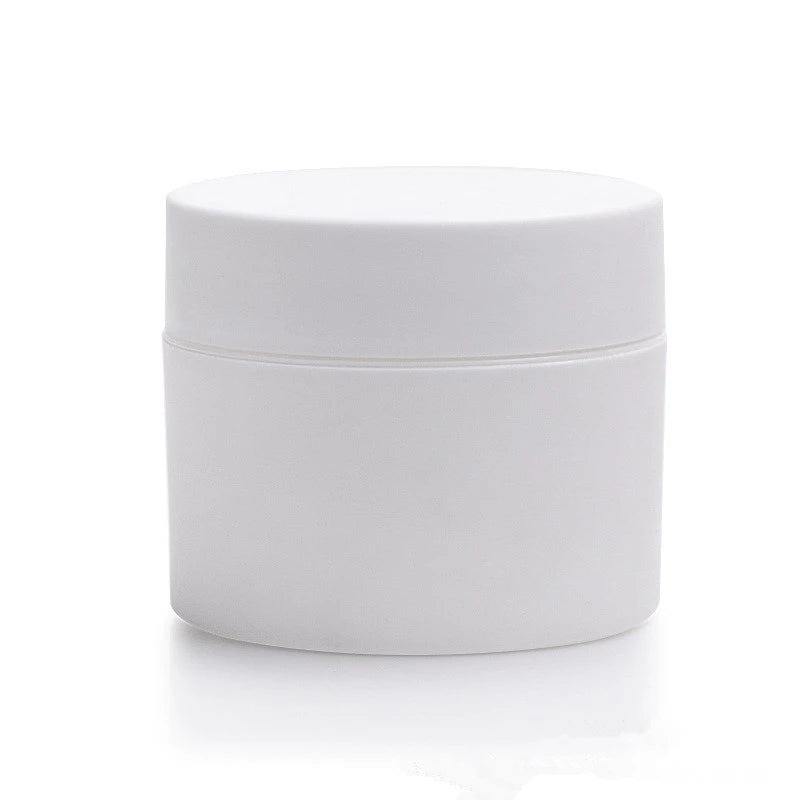Wholesale Empty Large Capacity 250g White Face Cream PP Plastic Jars