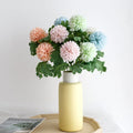 Manufacturers Wholesale 2 Fork Silk Chrysanthemum Pompon Flower  Artificial Dandelion for Home Decor