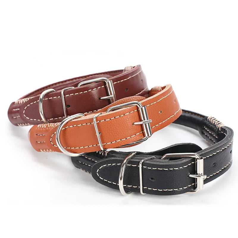 Wholesale Large Dog Collar Strong Leather