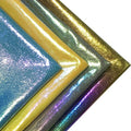 Holographic Shiny New Fashion Rainbow Soft PU Synthetic Leather Fabric for Making Shoes/Bags/Handbags/Handcrafts