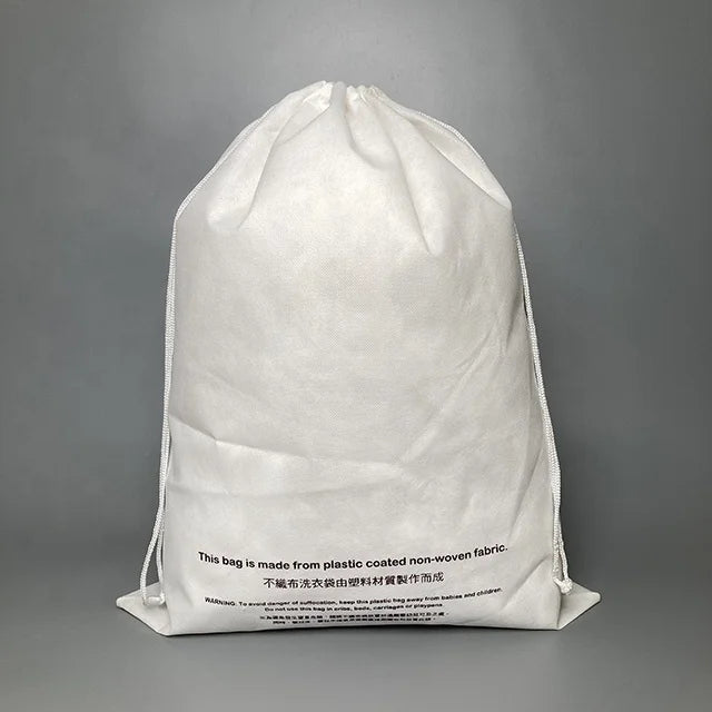 Eco Friendly Laundry Bags Nylon Canvas Large Laundry Bags Canvas in Bulk Handle Bra Dissolvable Shoe Laundry Bag Organic