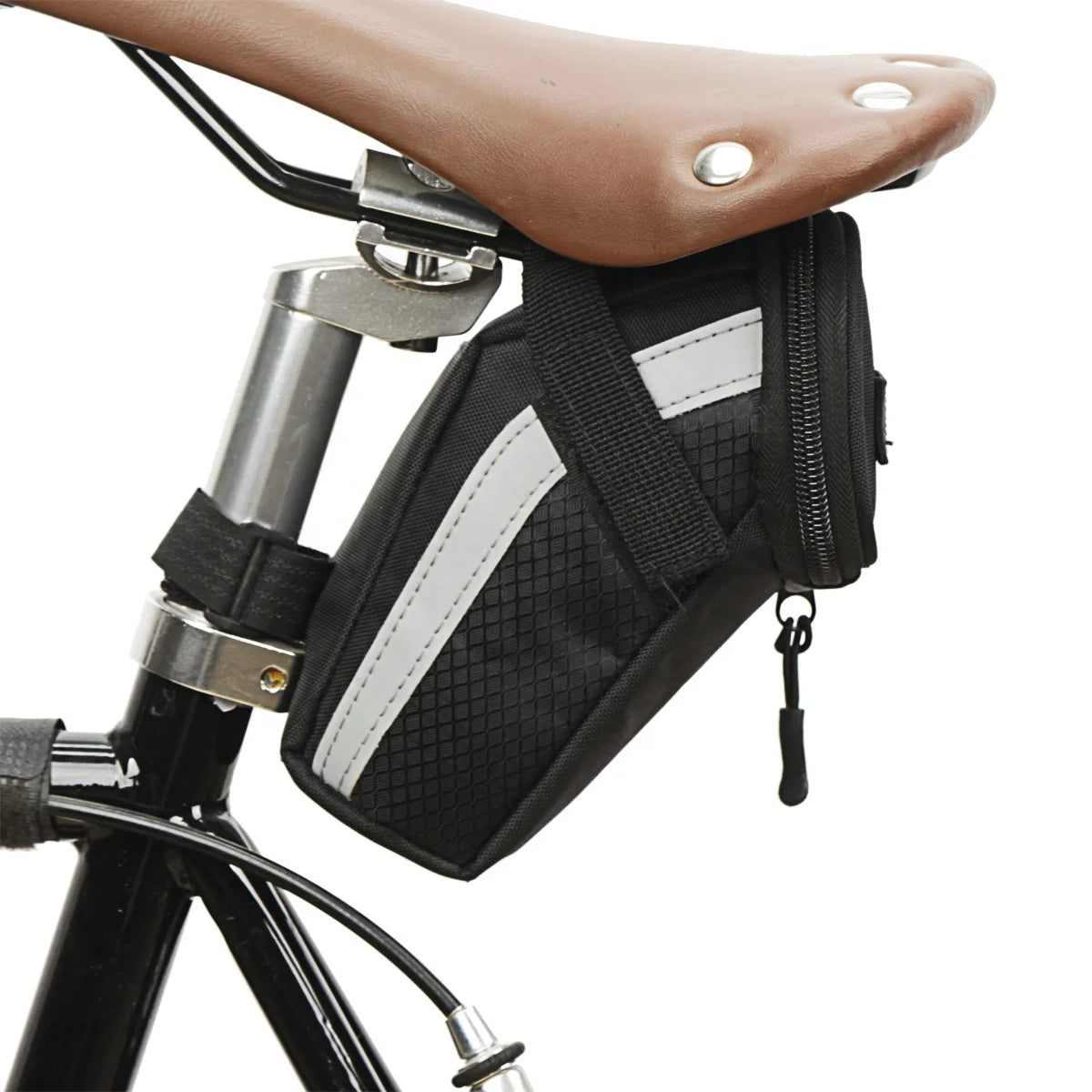 IRONDONKEY Bicycle Frame Bag Waterproof Bag Portable Reflective Tail SeatpostCycling Bicycle Bag Package Bike Accessories