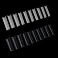 Wholesale 500pcs Bag Nails Tips Clear Natural False Artificial Fingernails XXL Half Cover Nail Tips