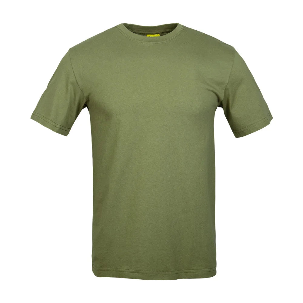 OEM ODM Rip Stop T Shirt Wholesale Round Neck Green T Shirt Camo Cotton T-shirt