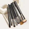 Personalized 7-Piece Makeup Brush Set Includes Eye Brush and Shadow Foundation Brush