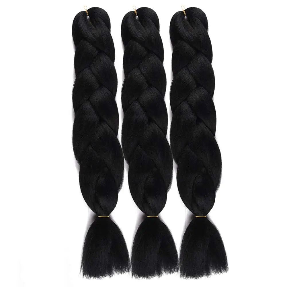 High Temperature Fiber Jumbo Braid for Expression Braiding Extension Factory Supply Wholesale Price Support OEM Service