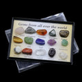 Raw Stone Box Minerals of the World Quartz Crystal Ore  Natural Stone Collectible Raw Gemstones Gift
