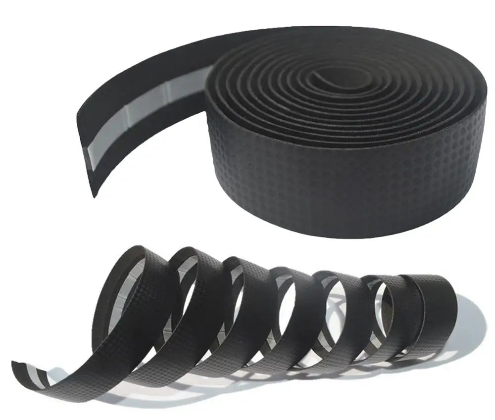 High Quality Cork Handlebar Tape for Cycling Road Bike Sports New Carbon Fibre Belt Fiber Strap with 2 Bar Plug for Cruisers