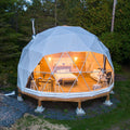Outdoor Garden Igloo Glamping Gio Dome Tent With Bathroom for Luxury Camping Glamping Holiday Retreat