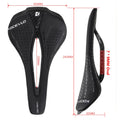 KOCEVLO Ultra-light Full Carbon Fiber Bicycle Seat Mountain Road Bike Saddle Leather Mid-Air Cycling Seat
