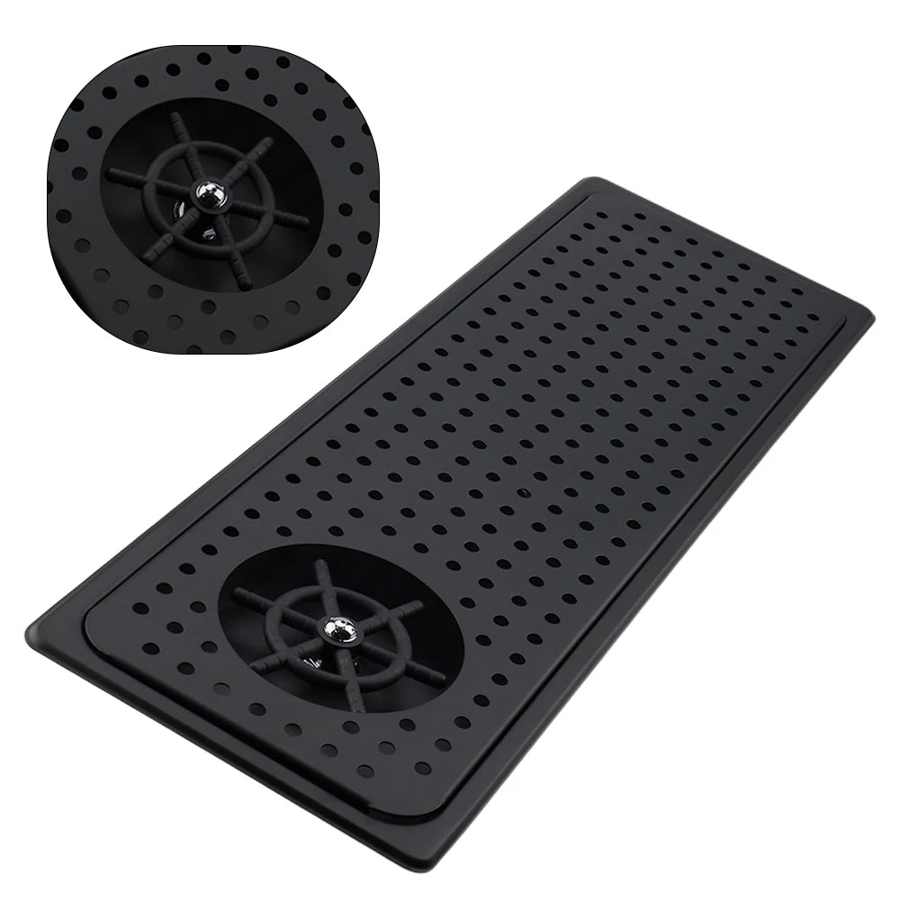 High Pressure Black/Silver Kitchen Sink with Rinser Under Bar Sink Cup Washer Glass Rinser Cup Metal Bottle Washer