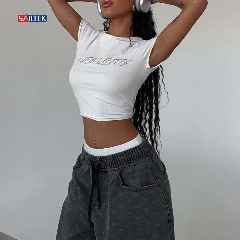 New Fashion Women Summer Clothes 2026 High Quality Crop Top Femme Custom Tops for Ladies Wholesale Bulk Crop Tops