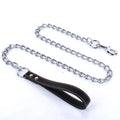 Manufacturer Wholesale Pet Supplies PU Handle Dog Chains Dog Leash Stainless Steel Dog P Chain Pet Chain
