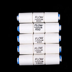 Cheap 300CC/450CC/800CC/1500CC Waste Water Filter Parts Flow Regulate Restrictor for RO Water System