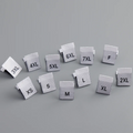 1 Pack of 200 Pieces  Printed With Code Marked With Size  Clothing Label  Woven Label  Neck Label Inventory Clothing Size