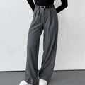 Enyami Casual Wholesale Workwear Ladiers Office Trousers Women's Black Elegant Trousers High Waist Pants