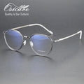 High Quality No Screw Custom Designer Eyeglasses Custom Manufacturer Male Screwless Eyewear Optical Frames Eye Glasses for Men