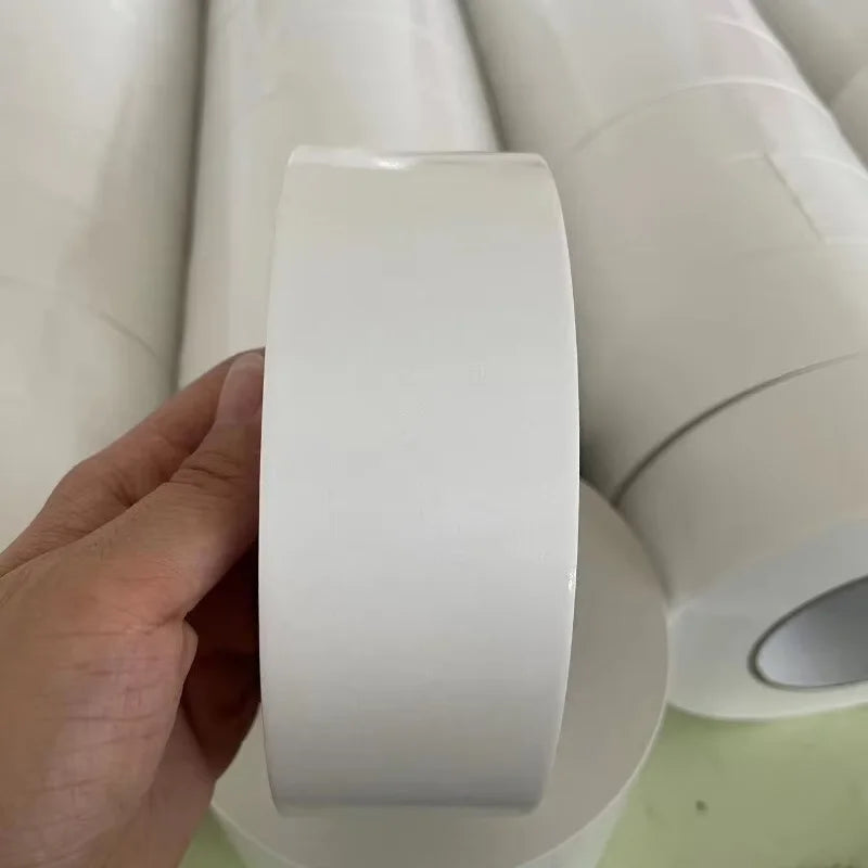 Easy Tear Nonwoven Hot Melt Solvent Glue High Viscosity Clear Double Sided Tissue Tape for Paper Stick Envelope Strip Sealing