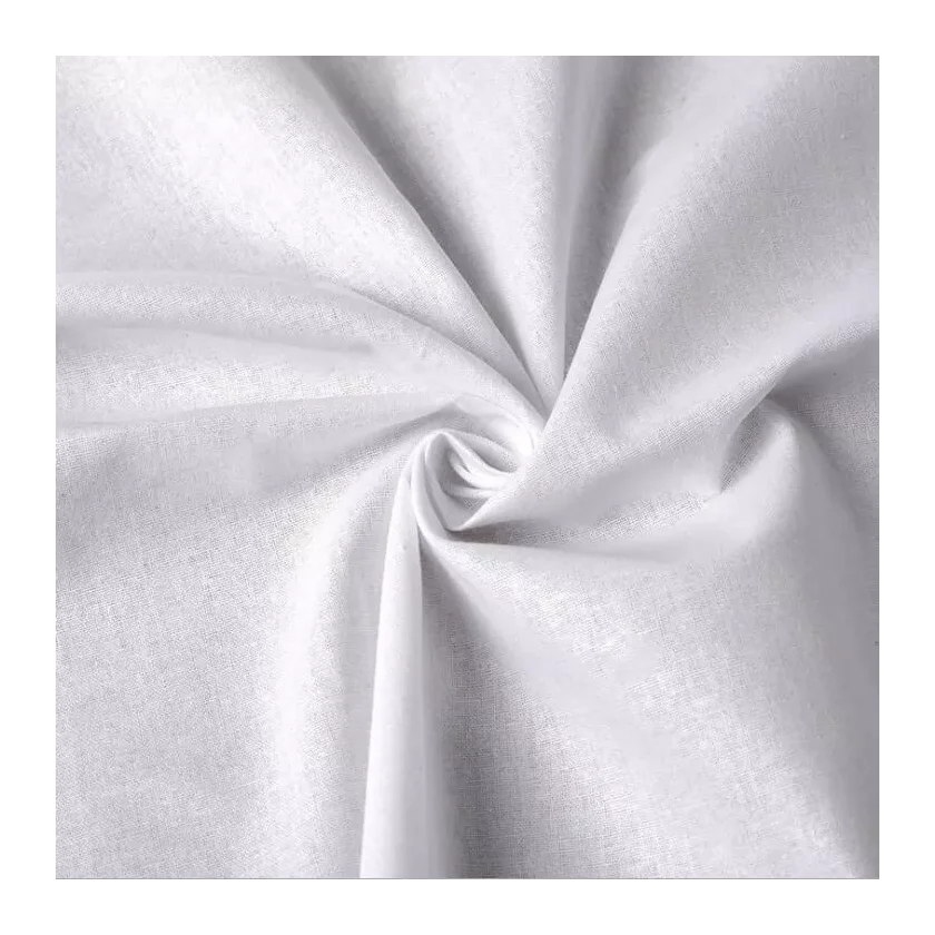 32S Bleached White Painting Cloth Cotton Voile Fabric Muslin