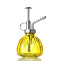 230ml Vintage Style Ribbed Glass Plant Water Mister With Silver Color ABS Top Pump
