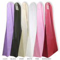 Wholesale Non Woven Folding Wedding Gown Garment Bag Customized Logo Bridal Weekend Garment Bag With Gusset
