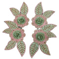 New 3D Sequin Stitching Water-soluble Embroidery Lace Dress Trim Applique Rhinestone Bodice Applique