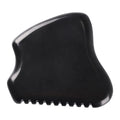 Black Bian Stone Jade Guasha Anti Aging Slimming Facial Massage Natural Jade Gua Sha Board Handheld Body Massager