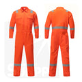 In Stock 100% Cotton Reflective Work Coverall Women's One Piece Work Clothes Mechanic Construction Work Suits Overall Wear Sets