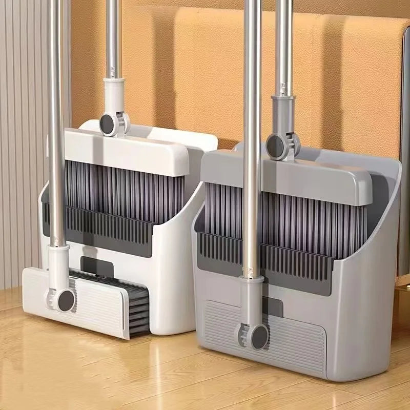 Directly Manufactured New Three-in-One Encrypted Thickened Broom Set Soft Bristle Mop Usage