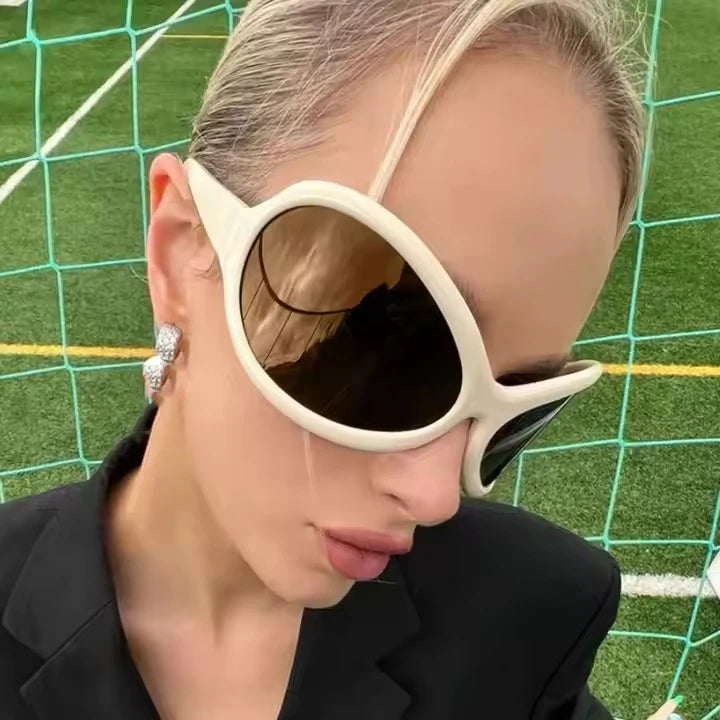 2023 Luxury Brand Y2k Sunglasses Shades Women Custom Sun Glasses logo Mens Outdoor Oversize Sunglasses