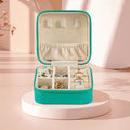 Leather Jewelry Travel Box Packaging Cute Travel Organizer Storage case Protective Jewelry Box in Stock