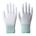 High Quality Non-slip Breathable Nylon Fabric PU Coated Finger Palm Gloves