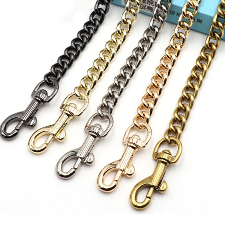 Deepeel  CH-002 60CM Metal Pearl Bag Chains Bag Accessories Pearl Bag Chain Extender Purse Chains for Handbag