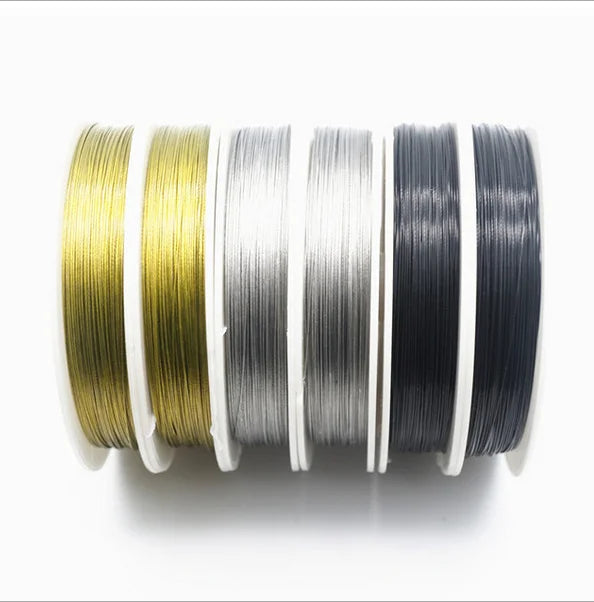 Copper Wire Beaded Lead Traction Line Stereotype DIY for Jewelry Making Tools Craft Beading Wire Wholesale