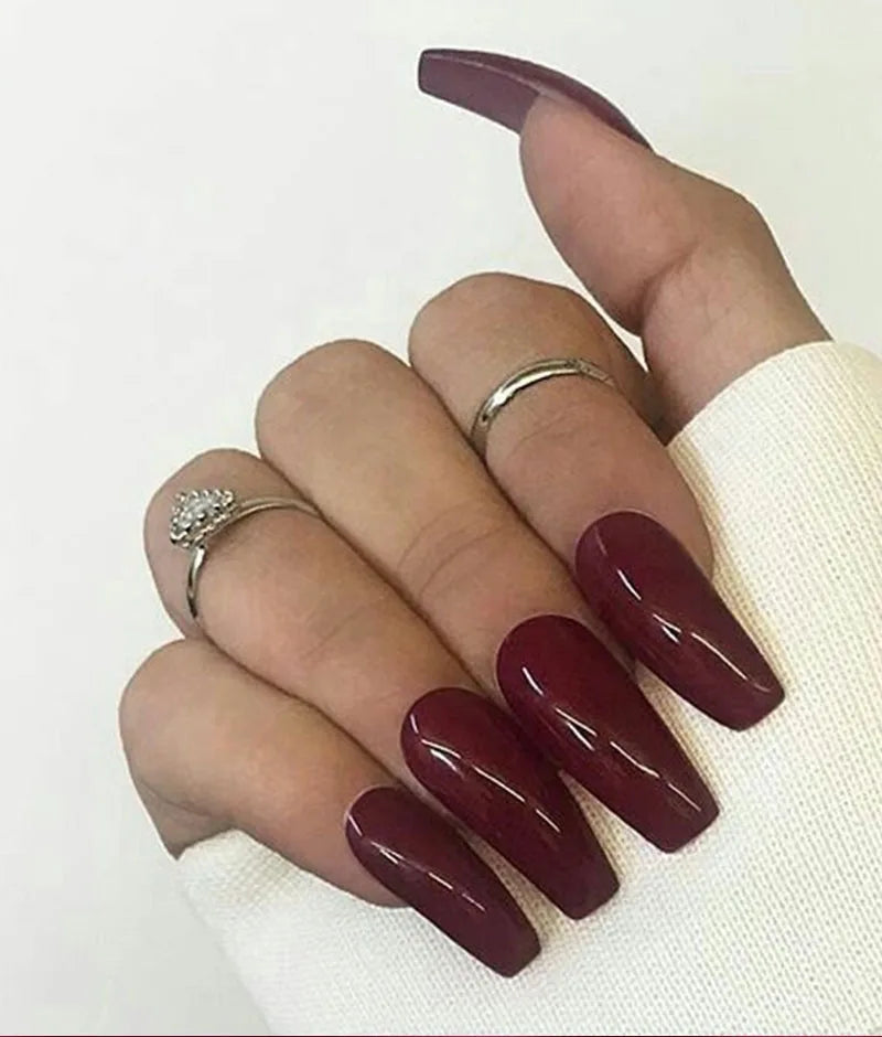 RS Nail Fashion Manicure Transparent False Nail Press on Nails Free Sample Extend Gel for Women