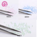 Yingma Jewelry Wholesale Bulk Marquise Cut Pink Synthetic Stone 2x4 mm Loose Purple and Light Blue Milky Glass Gemstone