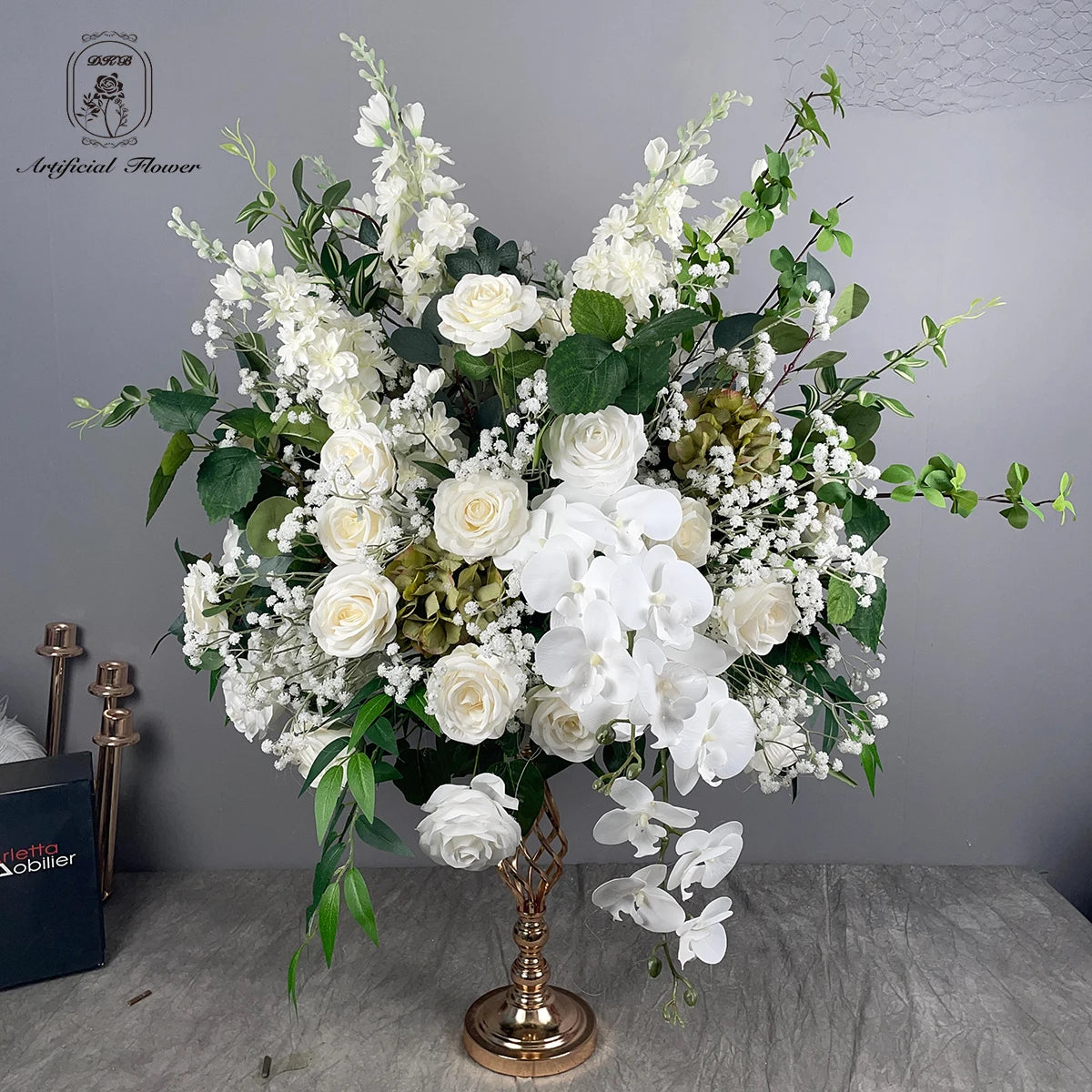 Customized Wedding Flower Ball Centerpieces Factory-Made Artificial Flower Arrangement for Christmas Mother's Day Easter