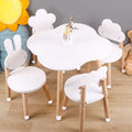 Hot Sale Atolite Modern Wood Nursery Furniture Set Includes Study Table Chairs for Kids' Dining Bedroom Outdoor Supermarket