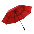 Spot Supplies Semi Automatic Open Double Canopy Golf Big Umbrella Windproof Waterproof Man Straight Umbrella with logo Custom