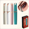Eyebrow Hair Remover Electric Eyebrow Trimmer Painless Portable Brow Razor with LED Light Rechargeable Epilator