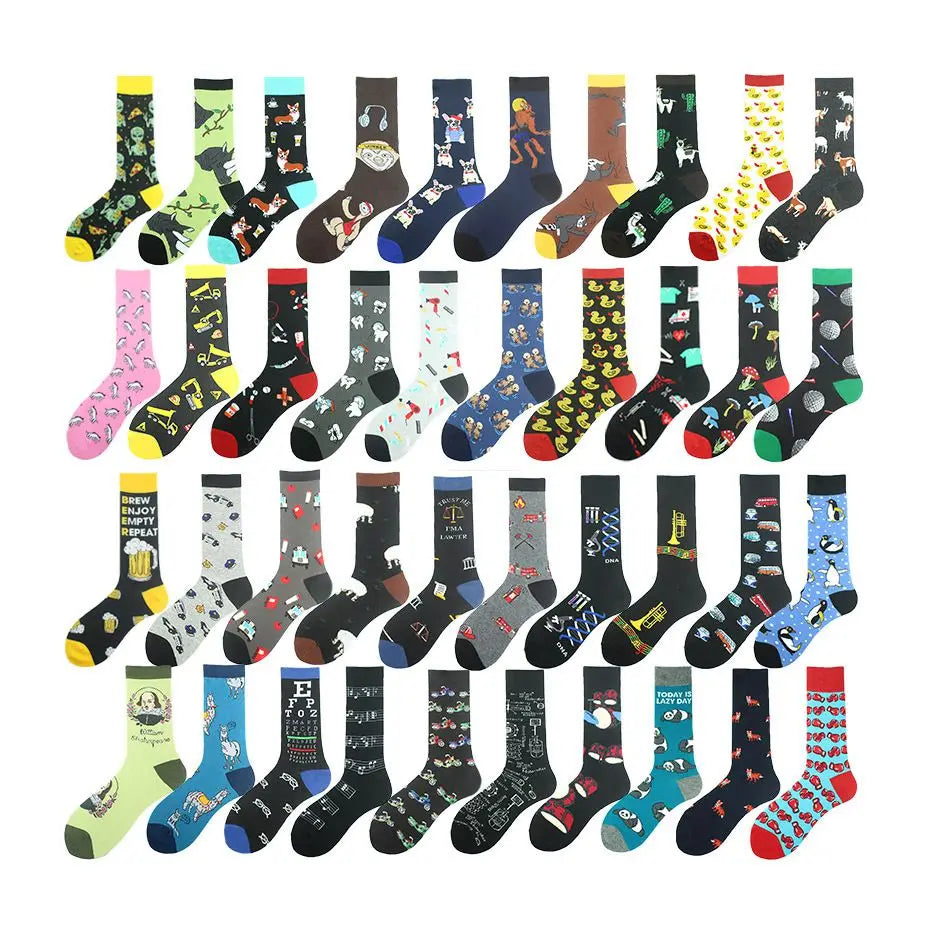 Whale Wholesale Oem Custom Logo Socks Cartoon Unisex Women Men Cotton Crazy Fun Daily Sock